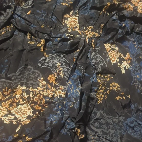 Anthropologie x Kachel floral satin jumpsuit - Picture 11 of 13